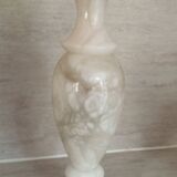 Alabaster baluster lamp base 48 cm