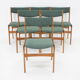 1960s Set of Six Teak Dining Chairs, Denmark