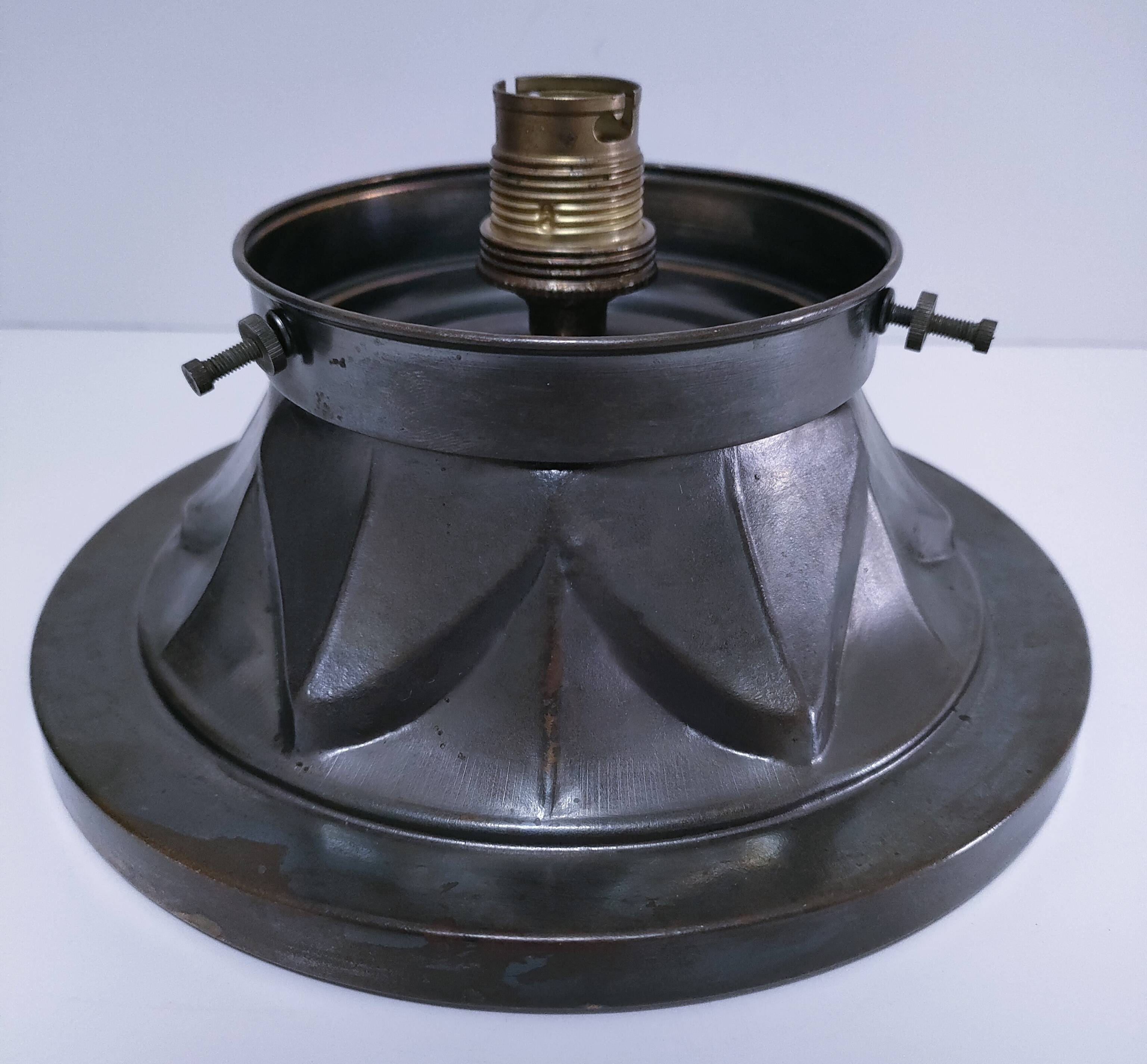 Large art deco skyscraper building ceiling light 1930