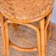 Vintage rattan and wicker bar stools