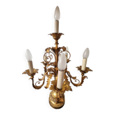 Antique gilded hand-forged hand-carved Florentine Louis XV, Italy