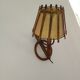 Rattan wall lamp 50s sognot 50's rattan wall light