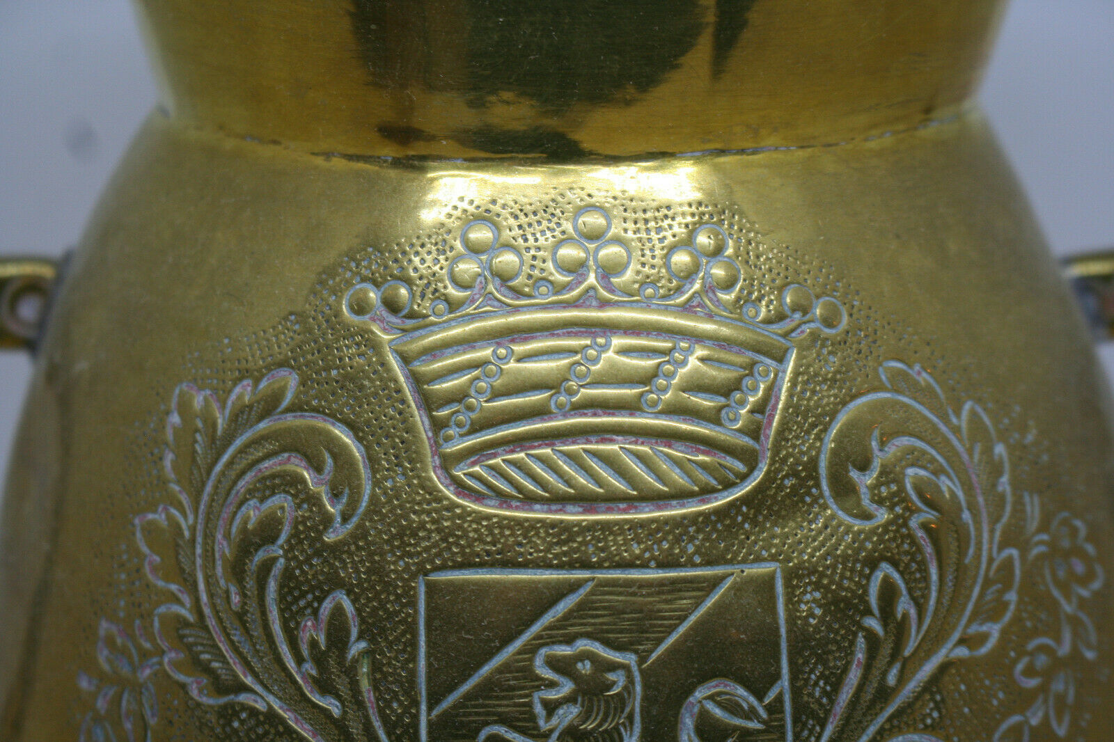 Brass cove vase
