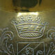 Brass cove vase