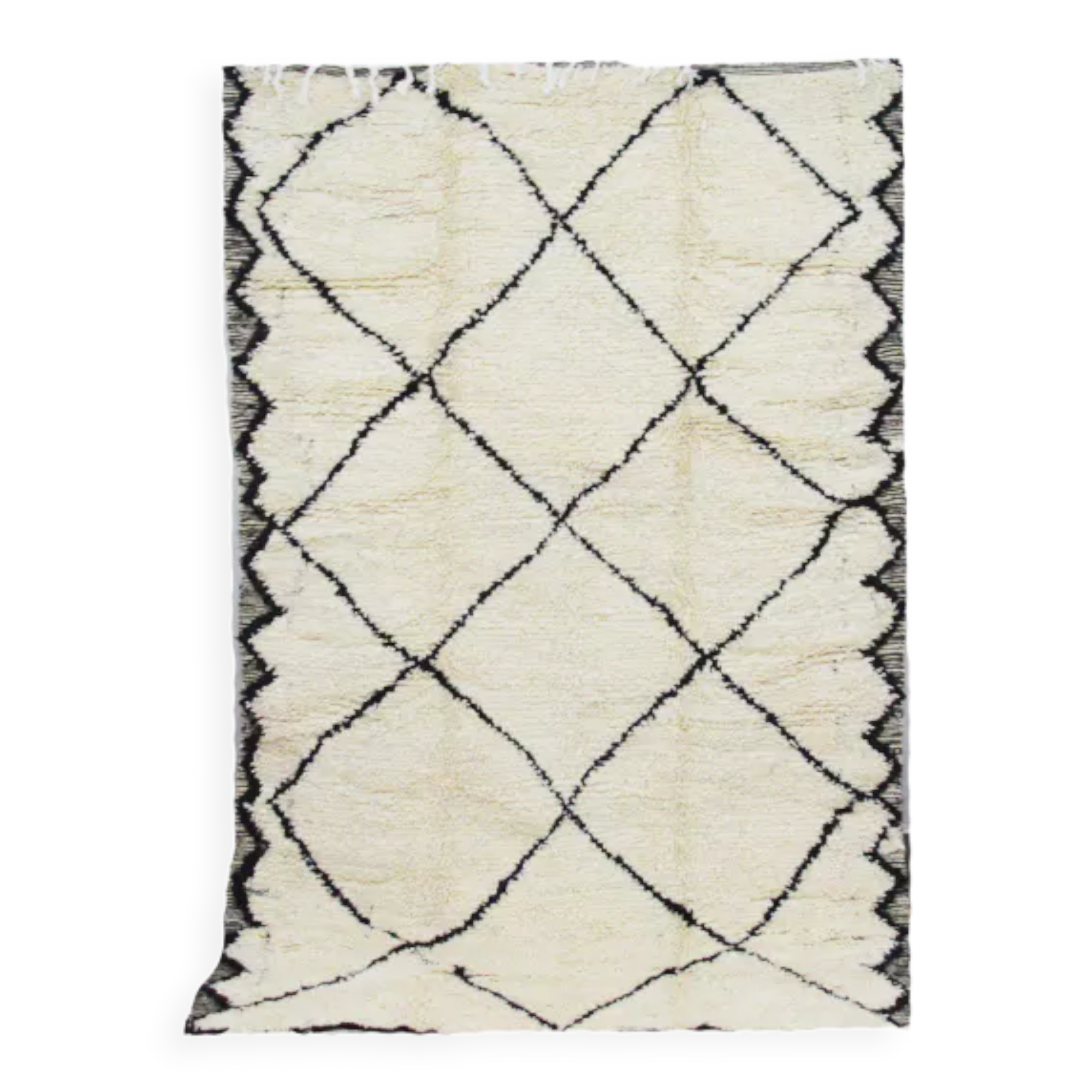 Handmade moroccan berber carpet 238 x 150 cm