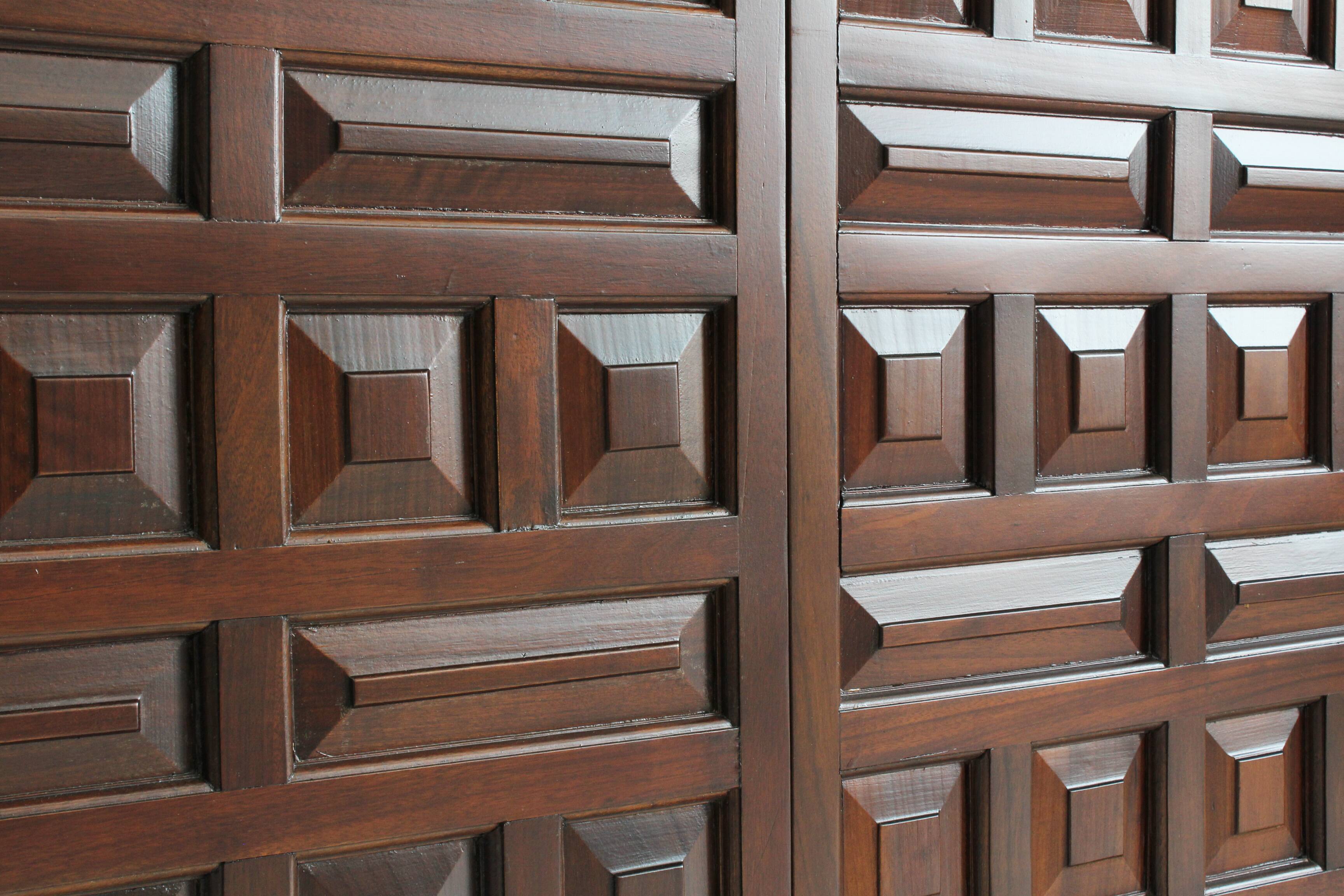 Spanish Brutalist Sideboard Credenza