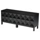 Brutalist De Coene sideboard in stained oak, Belgium, 1970s
