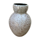 Old Ceramic Vase Brown Grey 70s Vintage