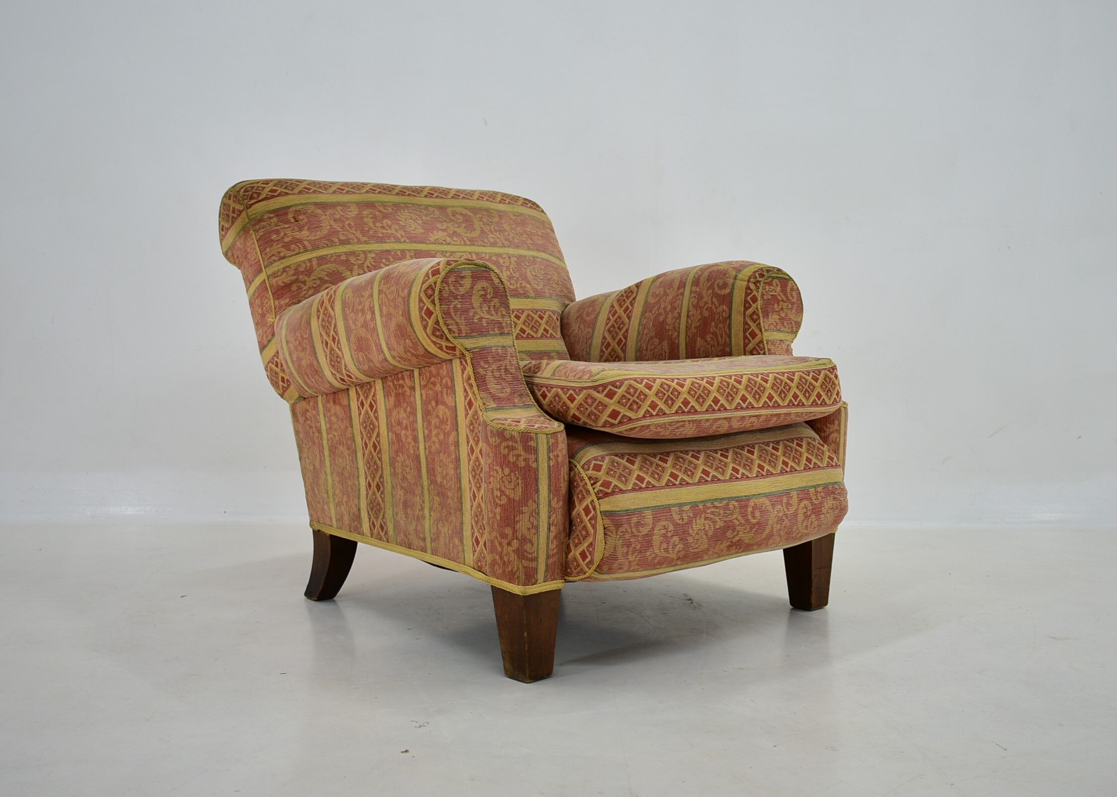 1940s Art Deco Armchair, Czechoslovakia