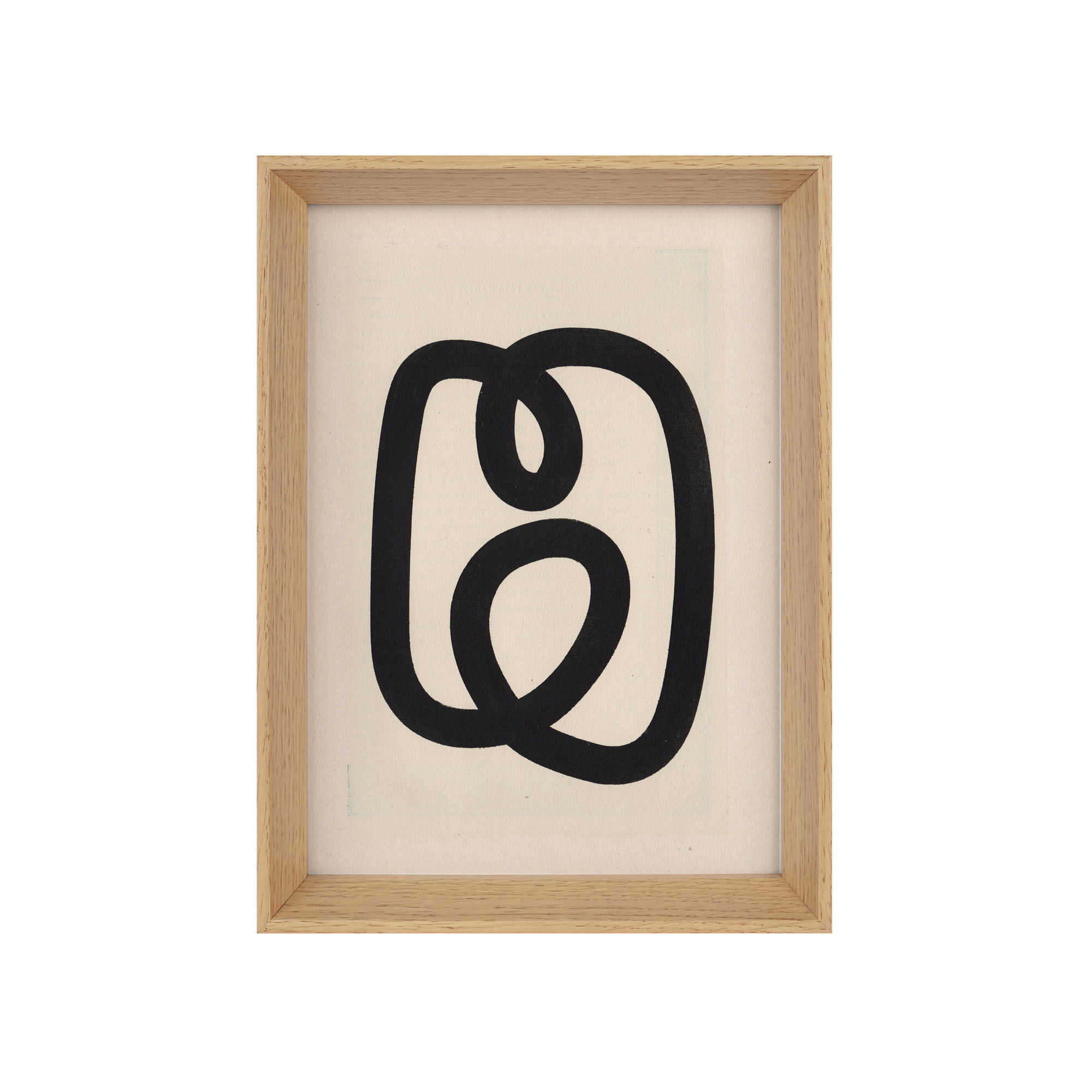 Original collage on dated and signed paper, abstract illustration