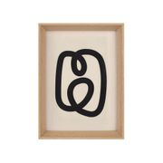 Original collage on dated and signed paper, abstract illustration