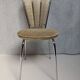 Chaise pétales, vintage, restauration d'art