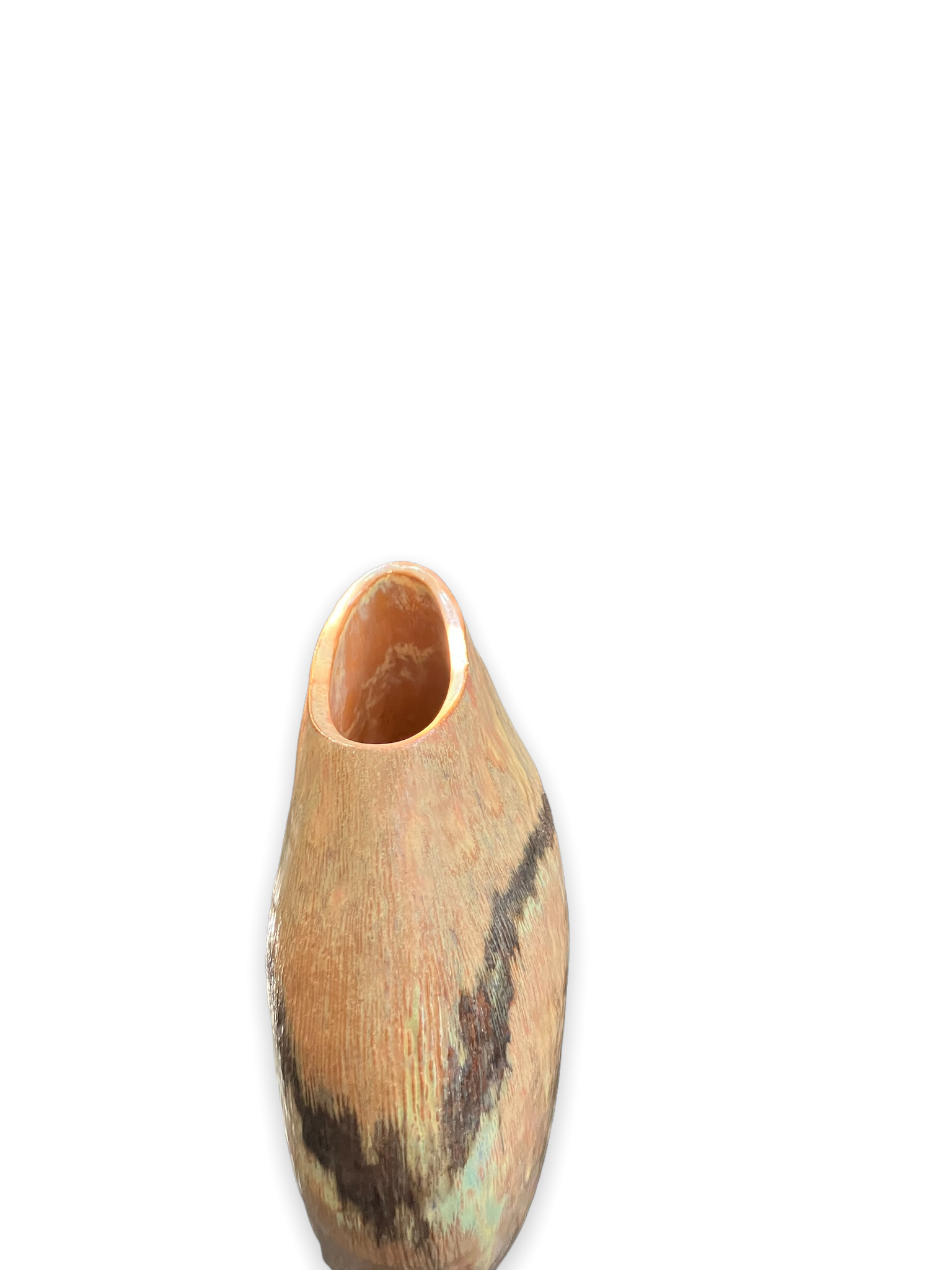Vase en céramique moderniste midcentury