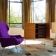 Rare Wingback Lounge Chair by Rudolf B. Glatzel for Alfred Kill, Germany 1950s