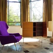 Rare Wingback Lounge Chair by Rudolf B. Glatzel for Alfred Kill, Germany 1950s