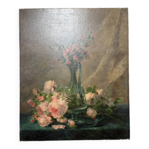 Nature morte ancienne - roses
