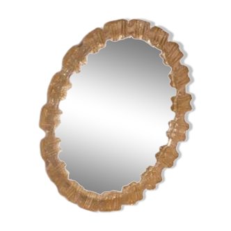 Miroir lumineux en résine, Egon Hillebrand, 1970