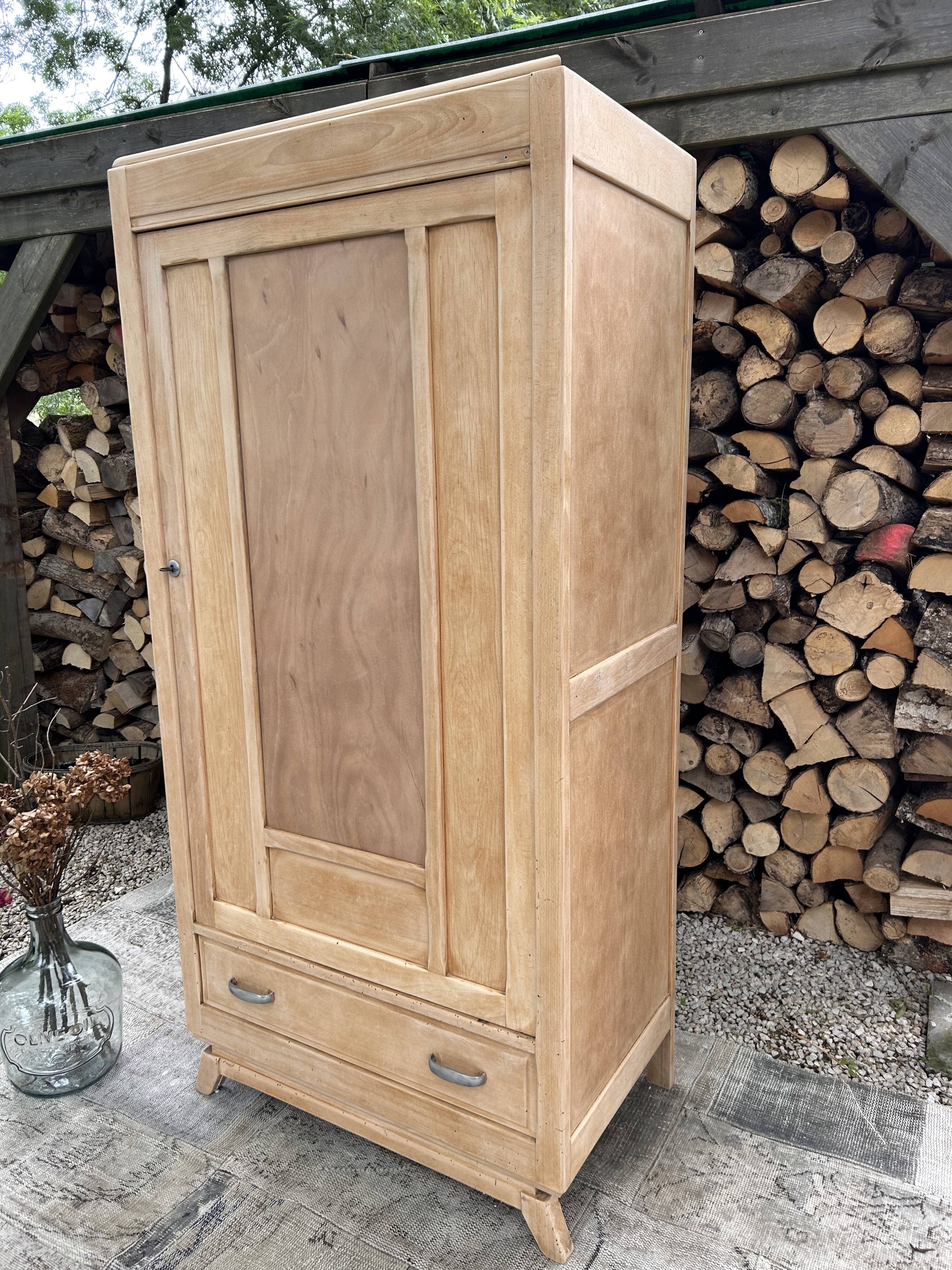 Renovated wooden wardrobe