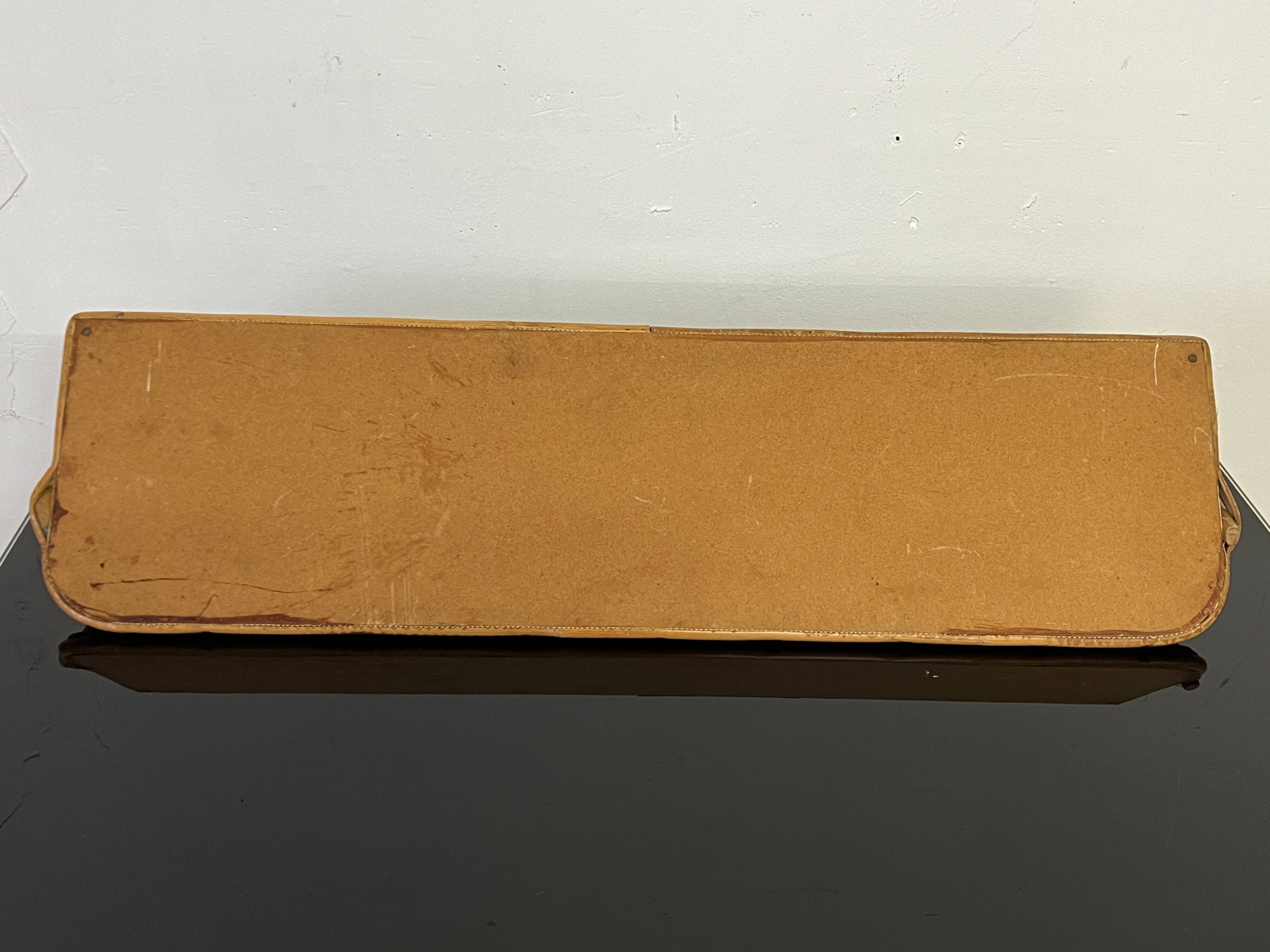 Vintage rattan wall shelf