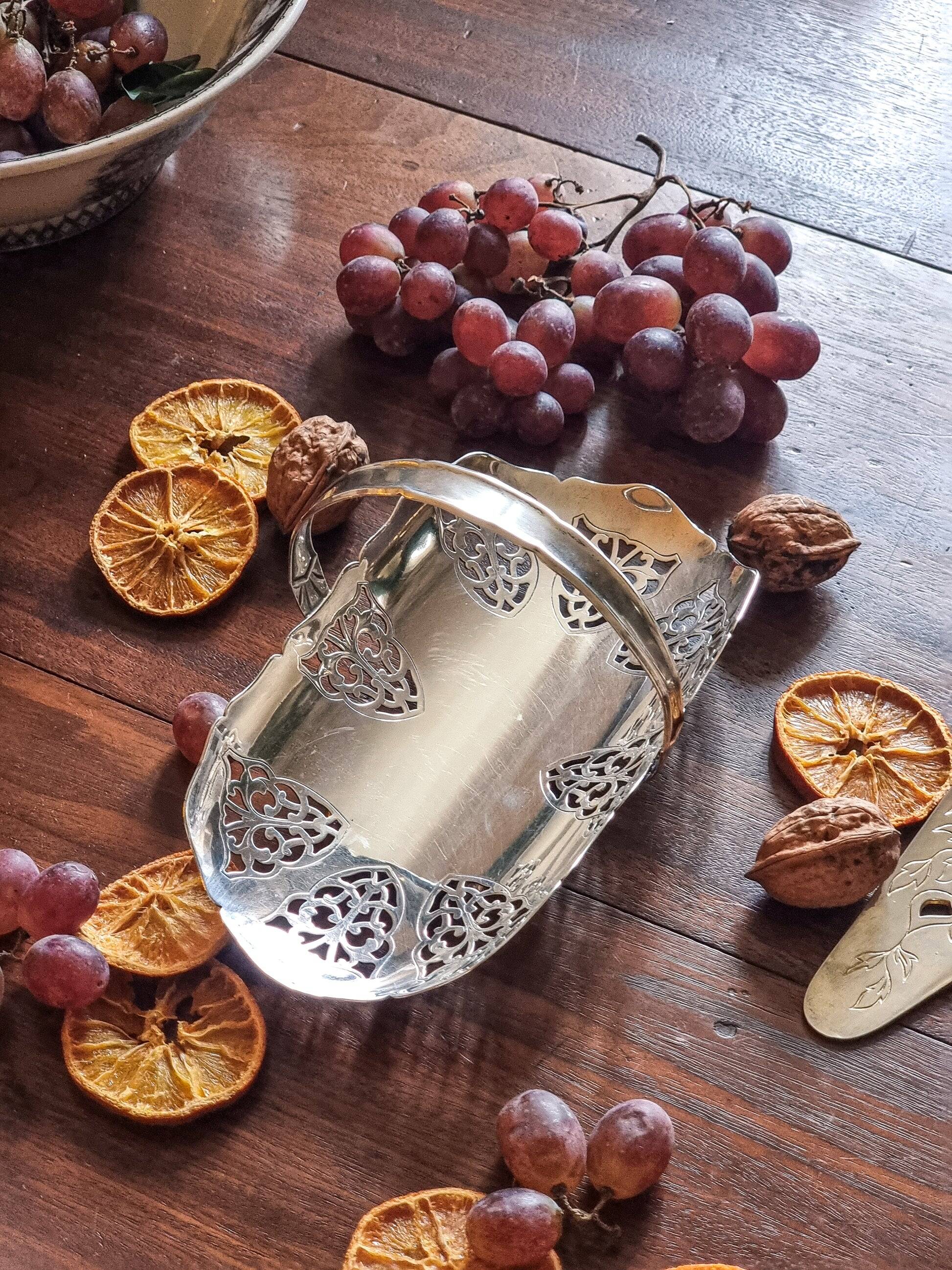 Silver-plated basket