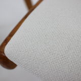 1960s Set of Six Rare Oak Dining Chairs, Czechoslovakia