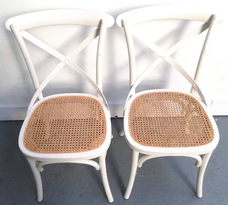 Pair of TON 150 chairs