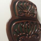 Scandinavian mail range in carved wood from the 60s and 70s