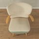 Wonderful armchair in two-tone look from the 1950s