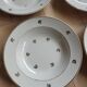 Set of 16 opaque porcelain hollow plates Badonviller