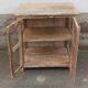 Vitrine en bois blanche crème