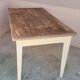 Table de ferme cuisine rustique ancienne -1m30