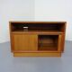 Small Teak Tambour Media Sideboard from Dyrlund, 1970s