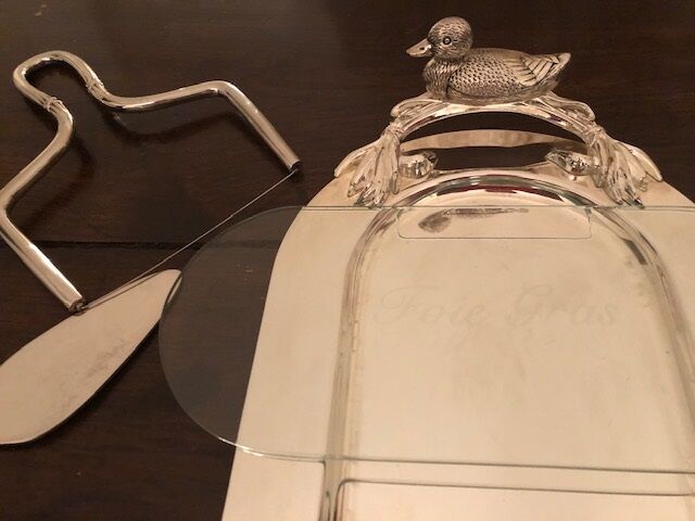 Presentation dish for foie gras