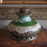 Vintage ceramic pendant light, ceramic lampshade, hanging lamp