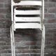 Chaise pliante en acier industriel