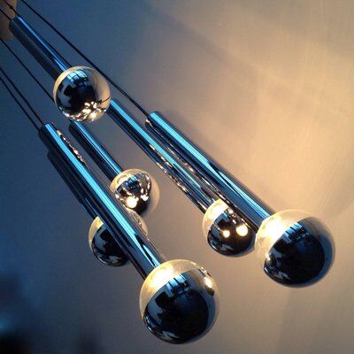 Ceiling lamp by Motoko Ishii for Staff, 1960s