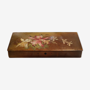 Former pen tray floral decoration/napoleon iii