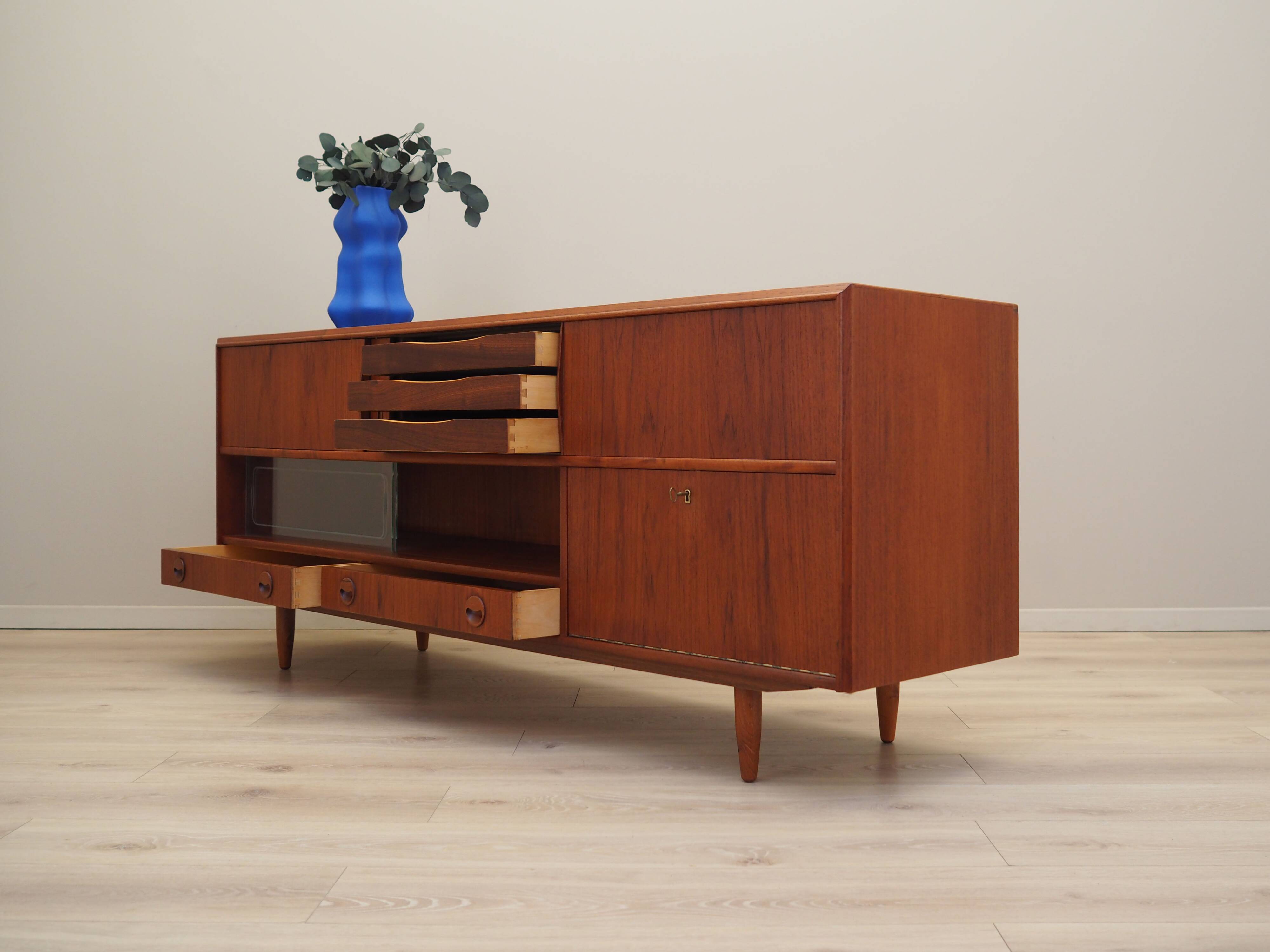 Teak sideboard, Danish design, 1970s, production: Denmark