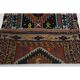 1970s Vintage Turkish Oushak Handmade Wool Cotton Brown Runner Rug 96x301
