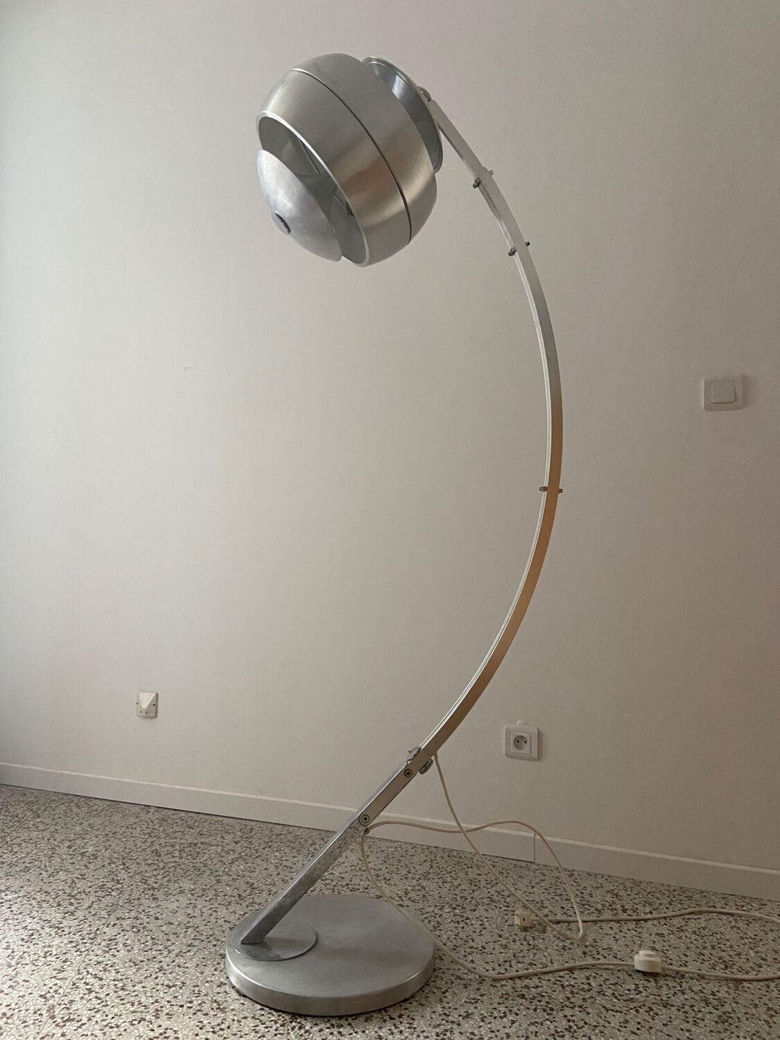 Lampadaire Space Âge de Bertrand Balas pour Kaak 1970