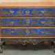 Commode campagne polychrome 1778 en bois style George III