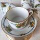 10 tea cups and creamer in Limoges porcelain