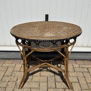 Table rotin et bambou