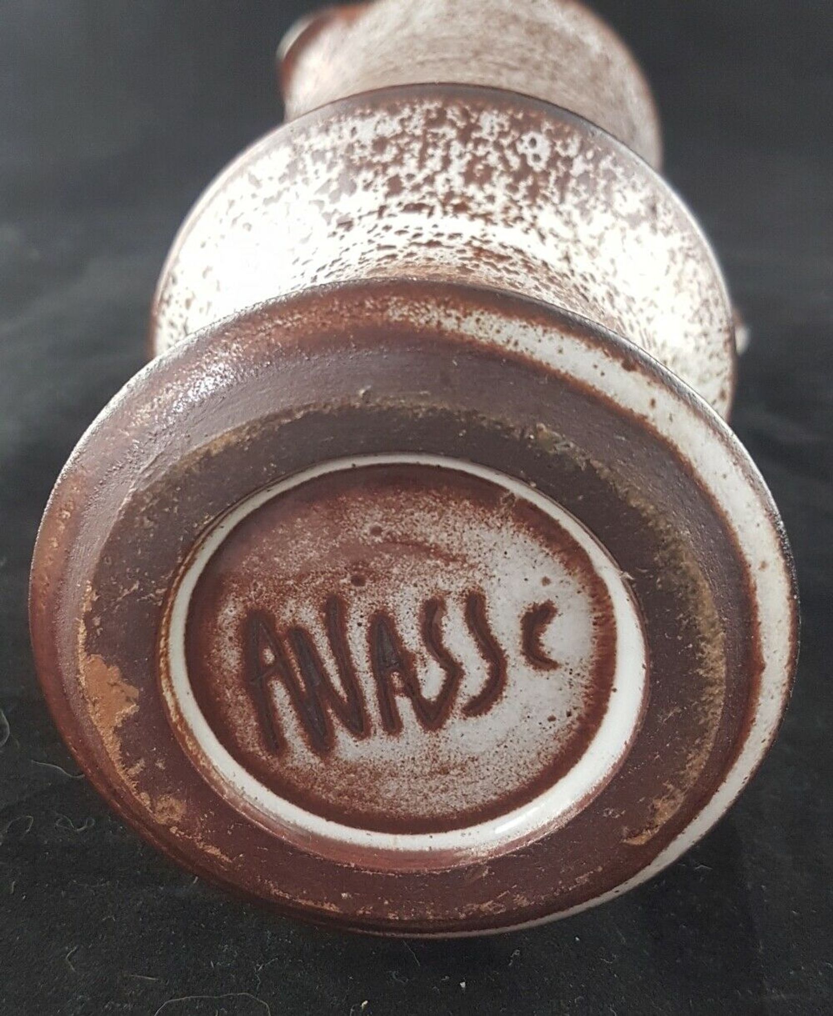 Ceramic brocc pitcher by Michel Anasse Vallauris
