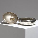 Boîte "Poule" en laiton argenté, 1970