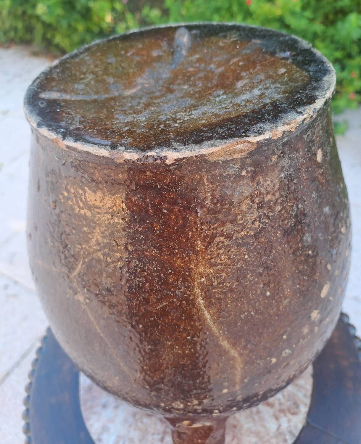 19th century glazed terracotta jug