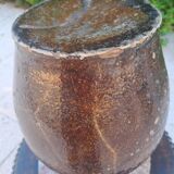 Cruche en terre cuite vernissée XIX ème