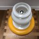 Vintage 1970 yellow lamp