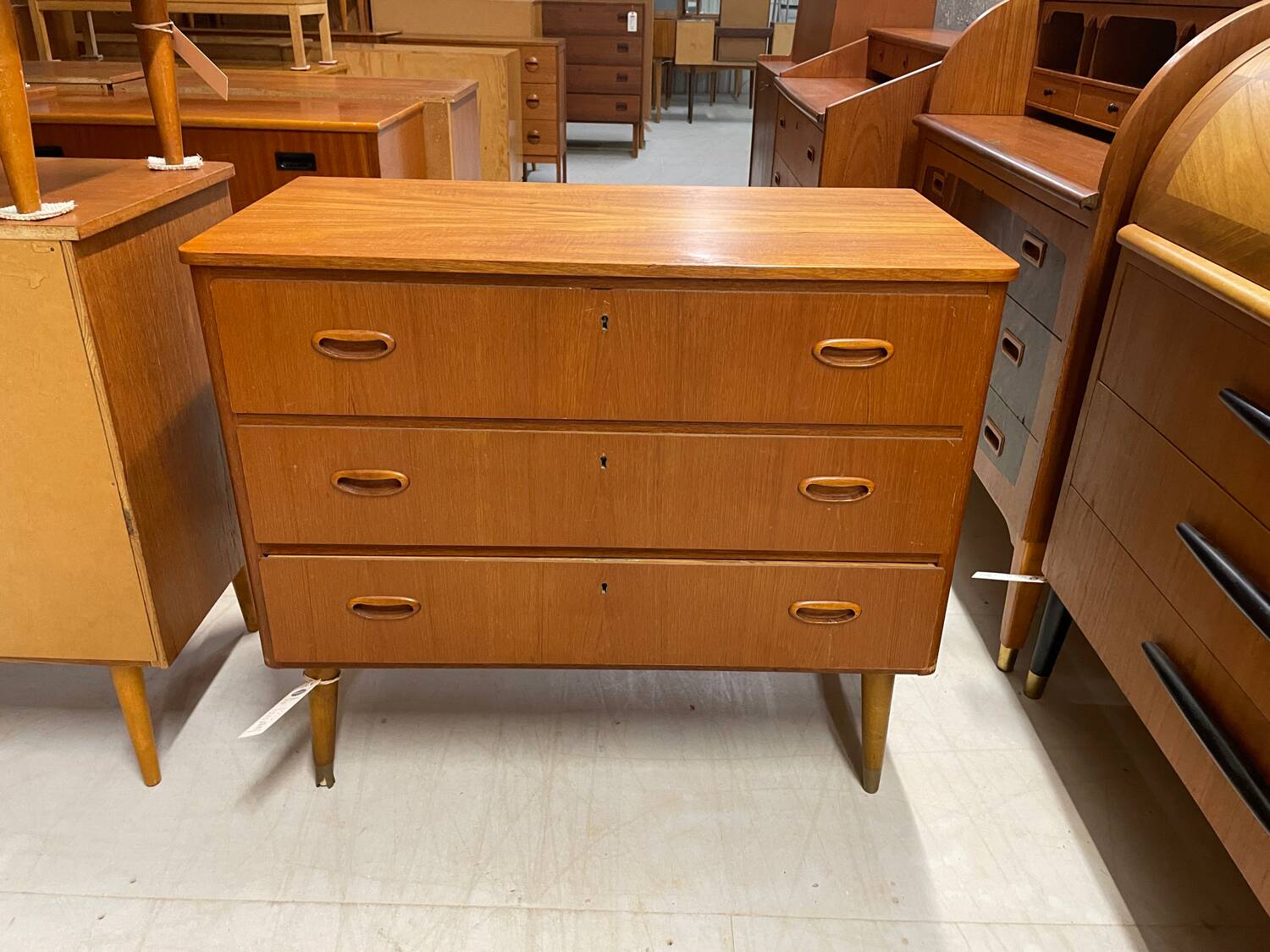 Scandinavian teak chest of drawers, Sweden, 1960