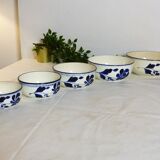 Set of 5 Salins-Les-Bains bowls